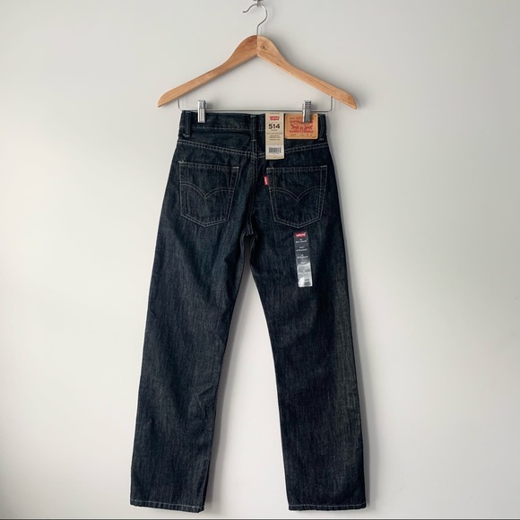 Levi’s 514 Straight Dark Wash Denim Jeans - Picture 4 of 5